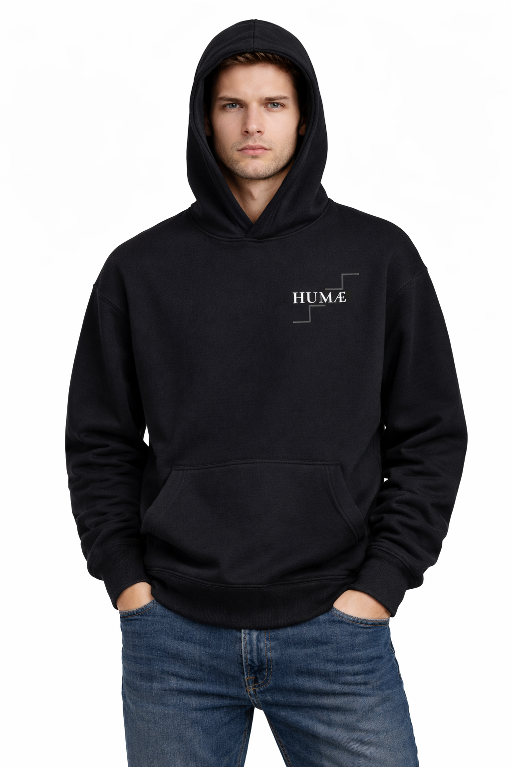 HUMÆ | Founder Hoodie - Deep Black